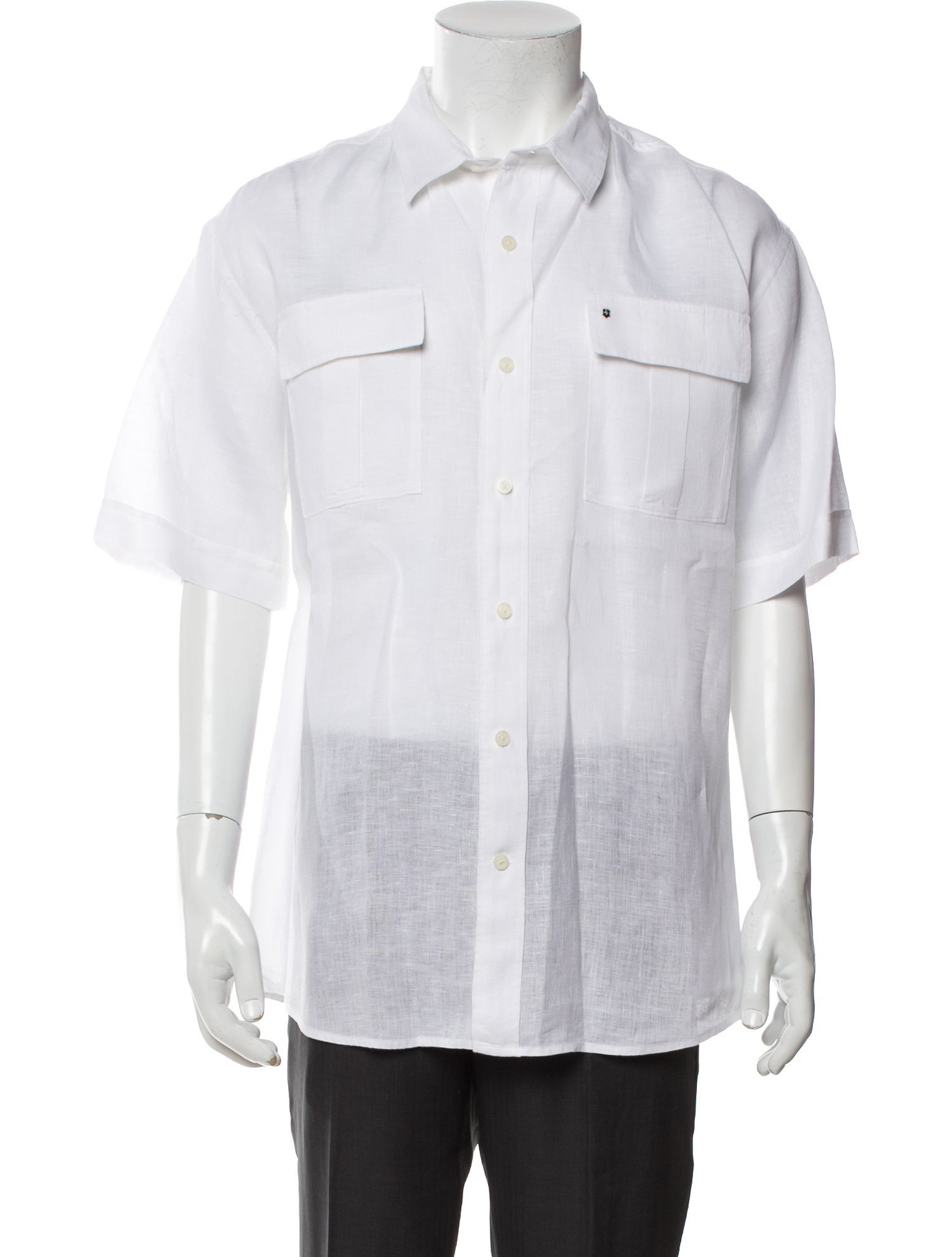 Victorinox Swiss Army Linen Short Sleeve Shirt