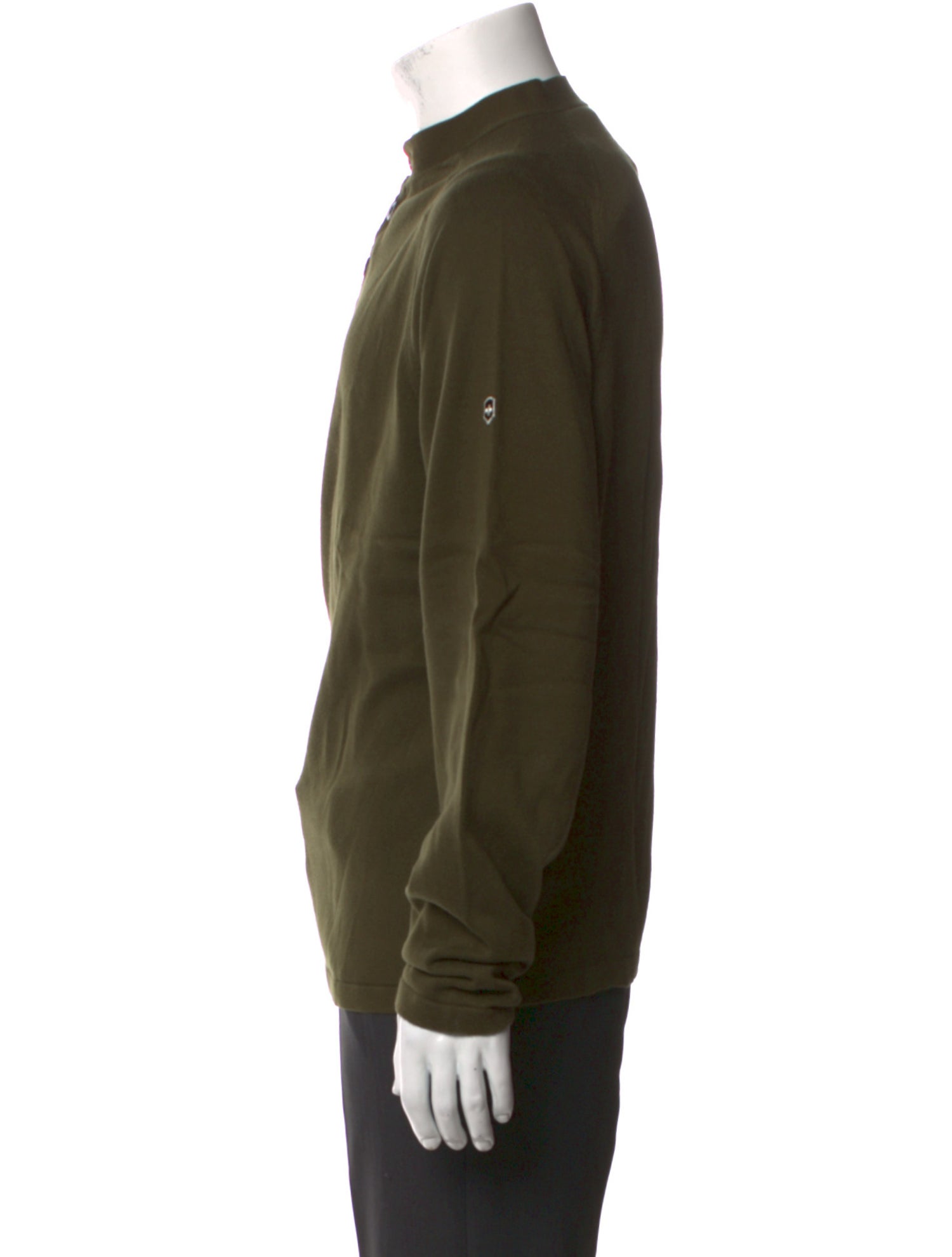 Victorinox Swiss Army Mock Neck Long Sleeve Polo Sweater