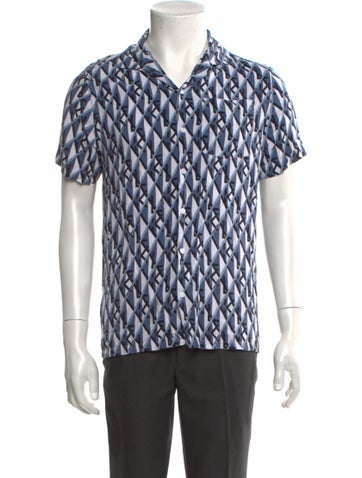 000 Worldwide Casual Shirts Printed Short Sleeve Shirt M