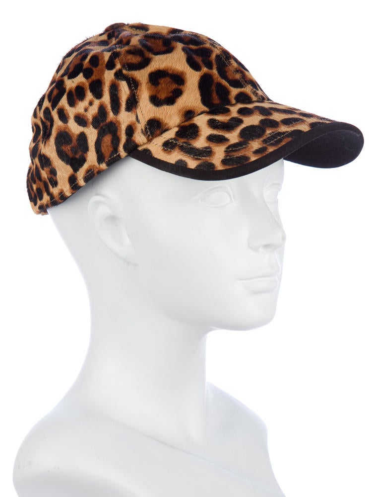 Hat Attack Leopard Print Hat Accessories W0D20022 The RealReal