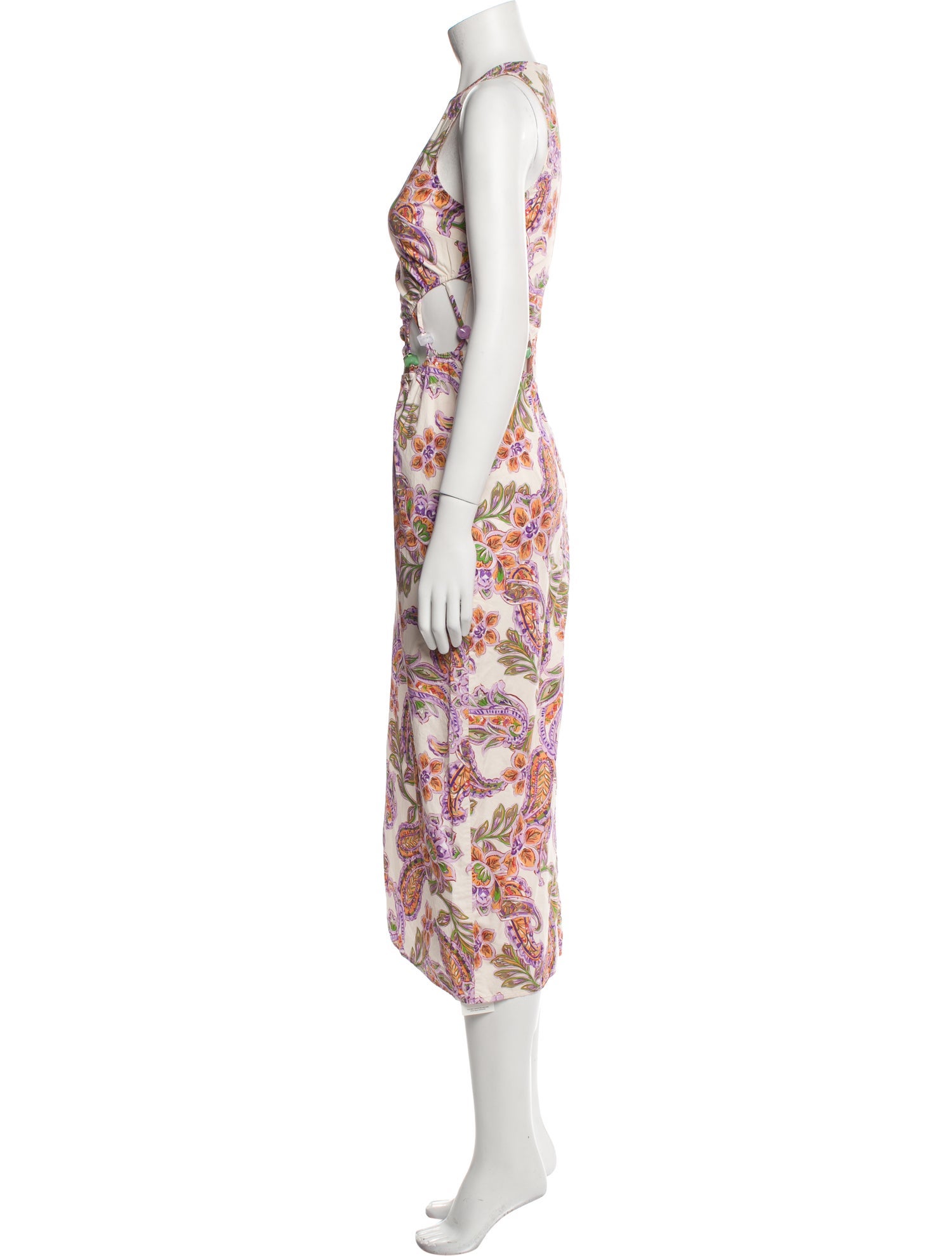 Suboo Floral Print Long Dress