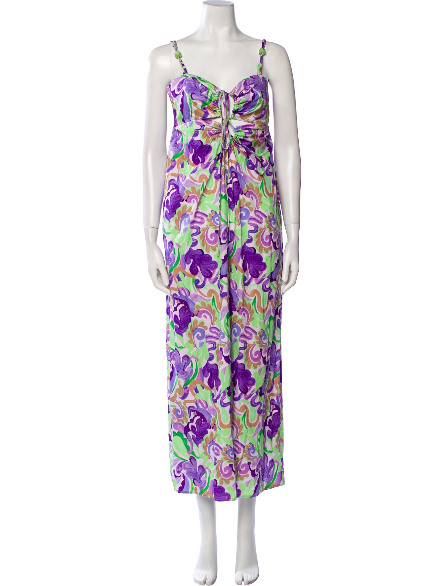 Suboo Floral Print Long Dress