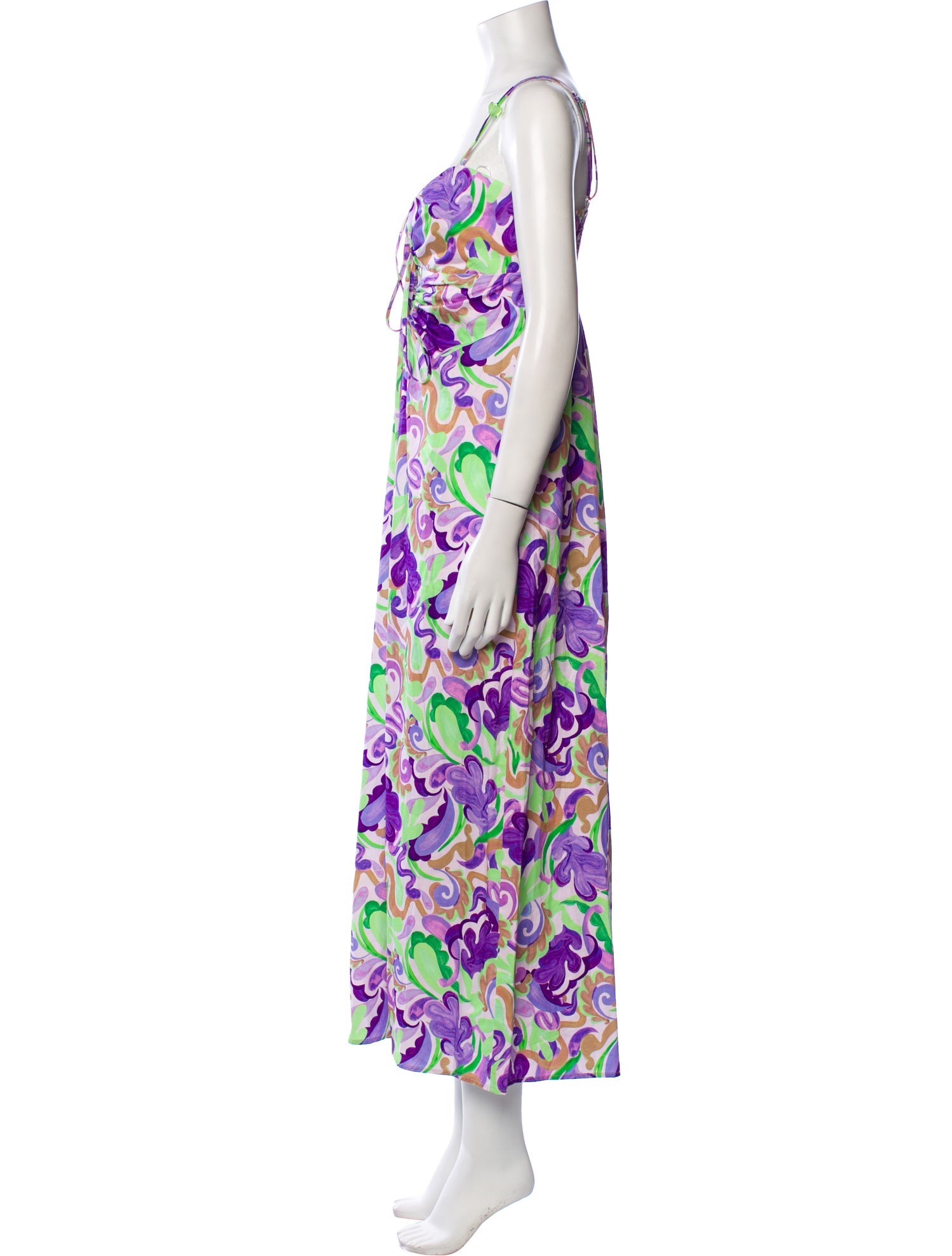 Suboo Floral Print Long Dress