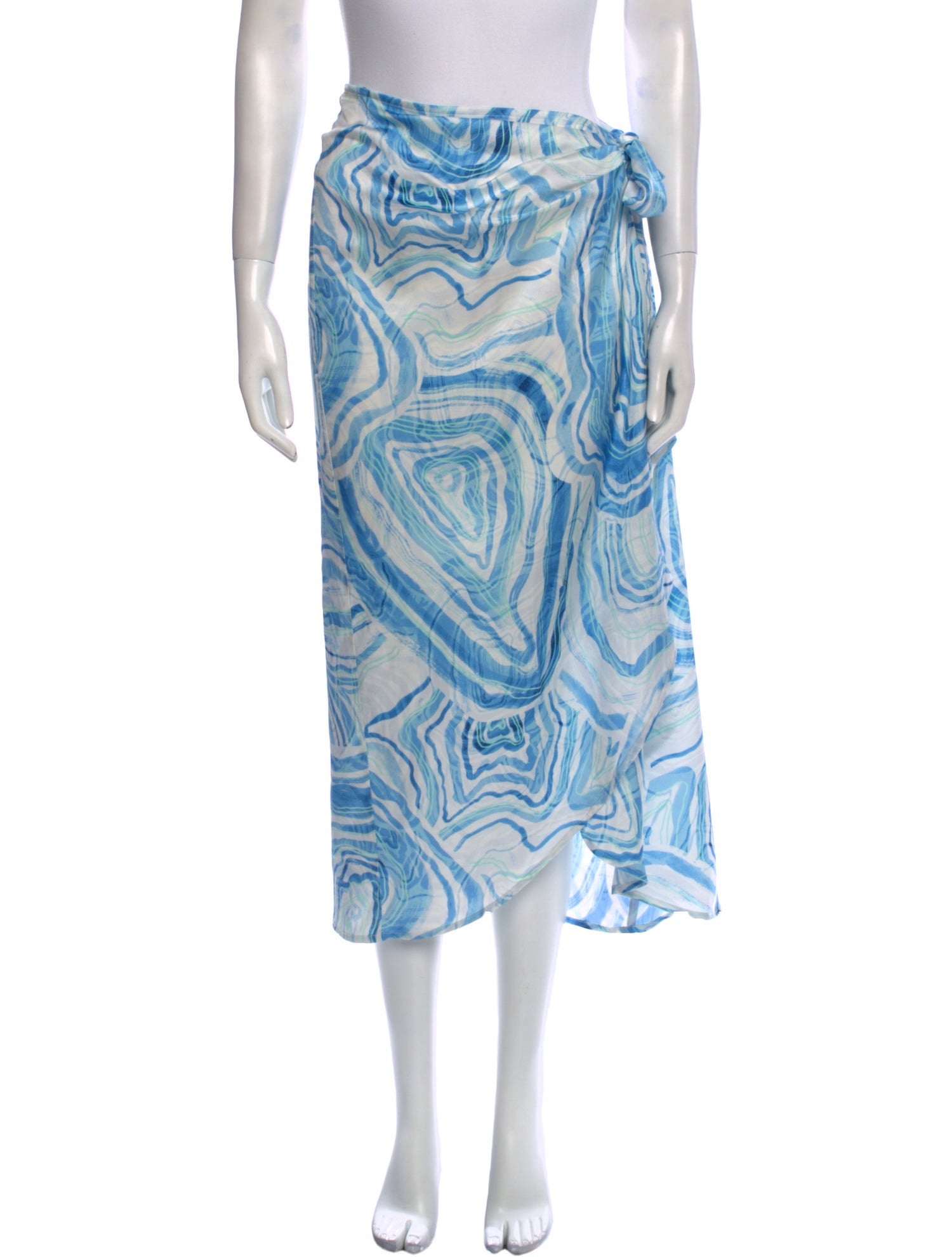 Suboo Striped Midi Length Skirt w/ Tags