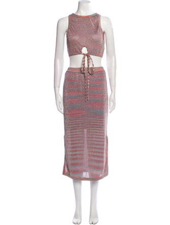 Suboo Striped Skirt Set