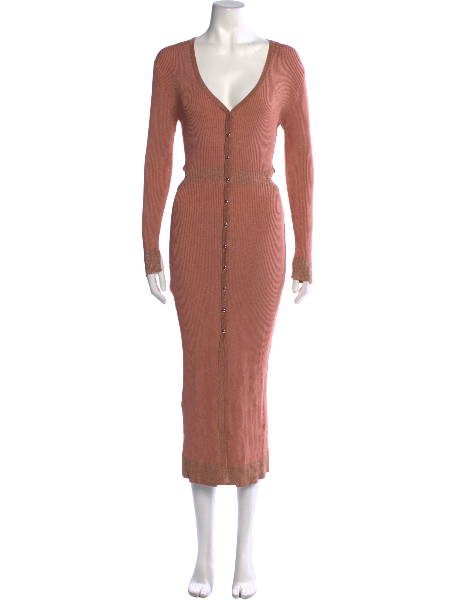 Suboo V-Neck Long Dress w/ Tags