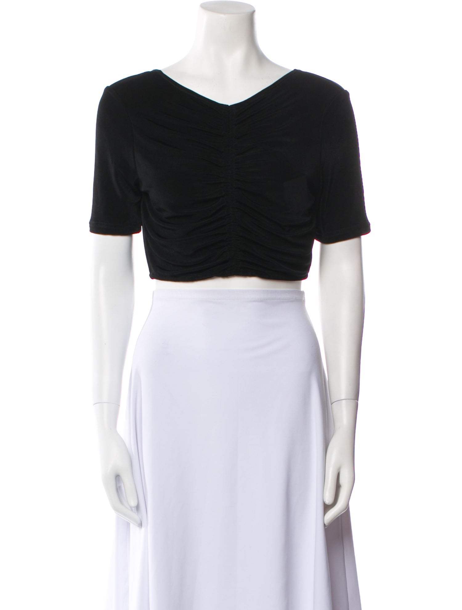 Suboo V-Neck Short Sleeve Crop Top w/ Tags