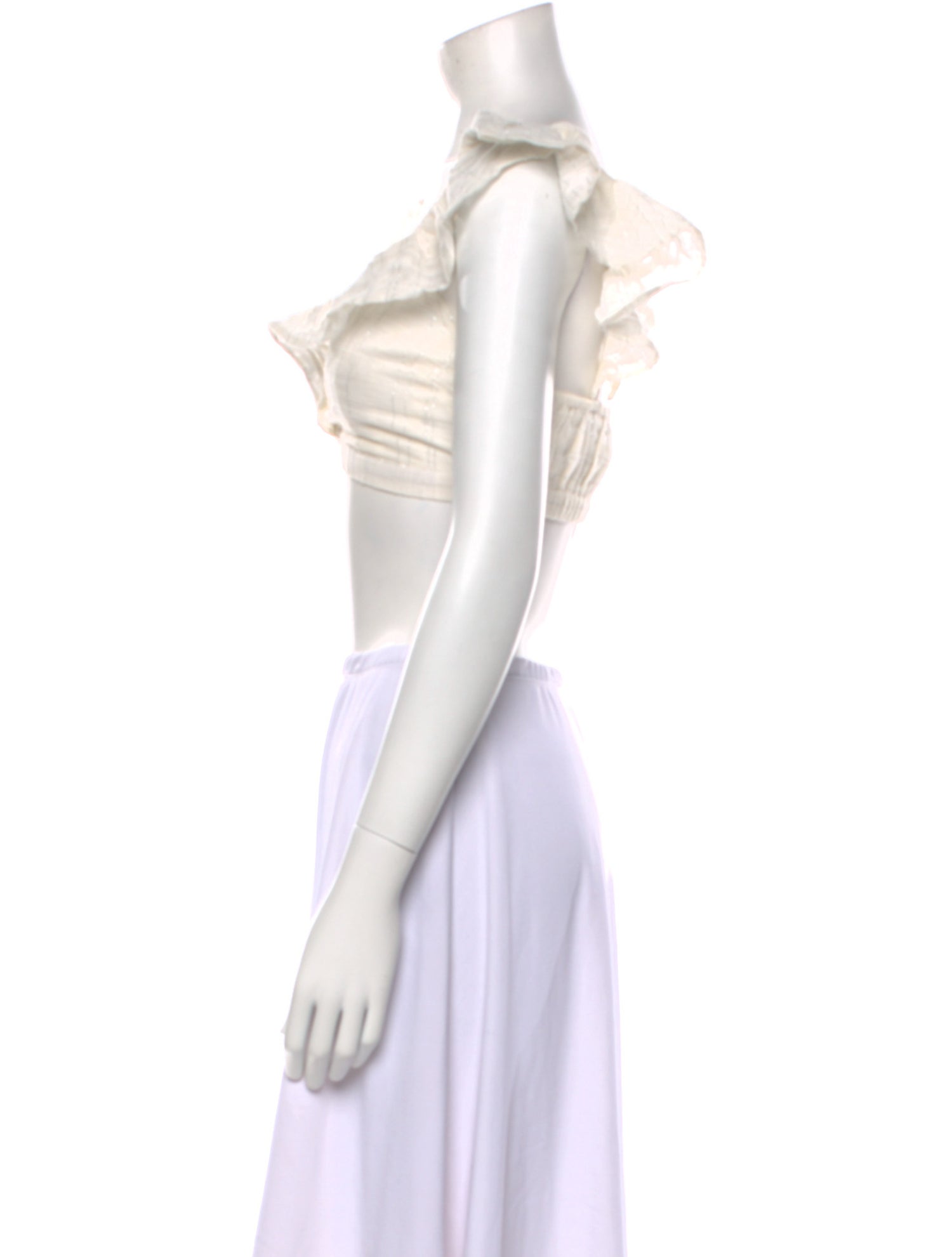Suboo V-Neck Short Sleeve Crop Top w/ Tags