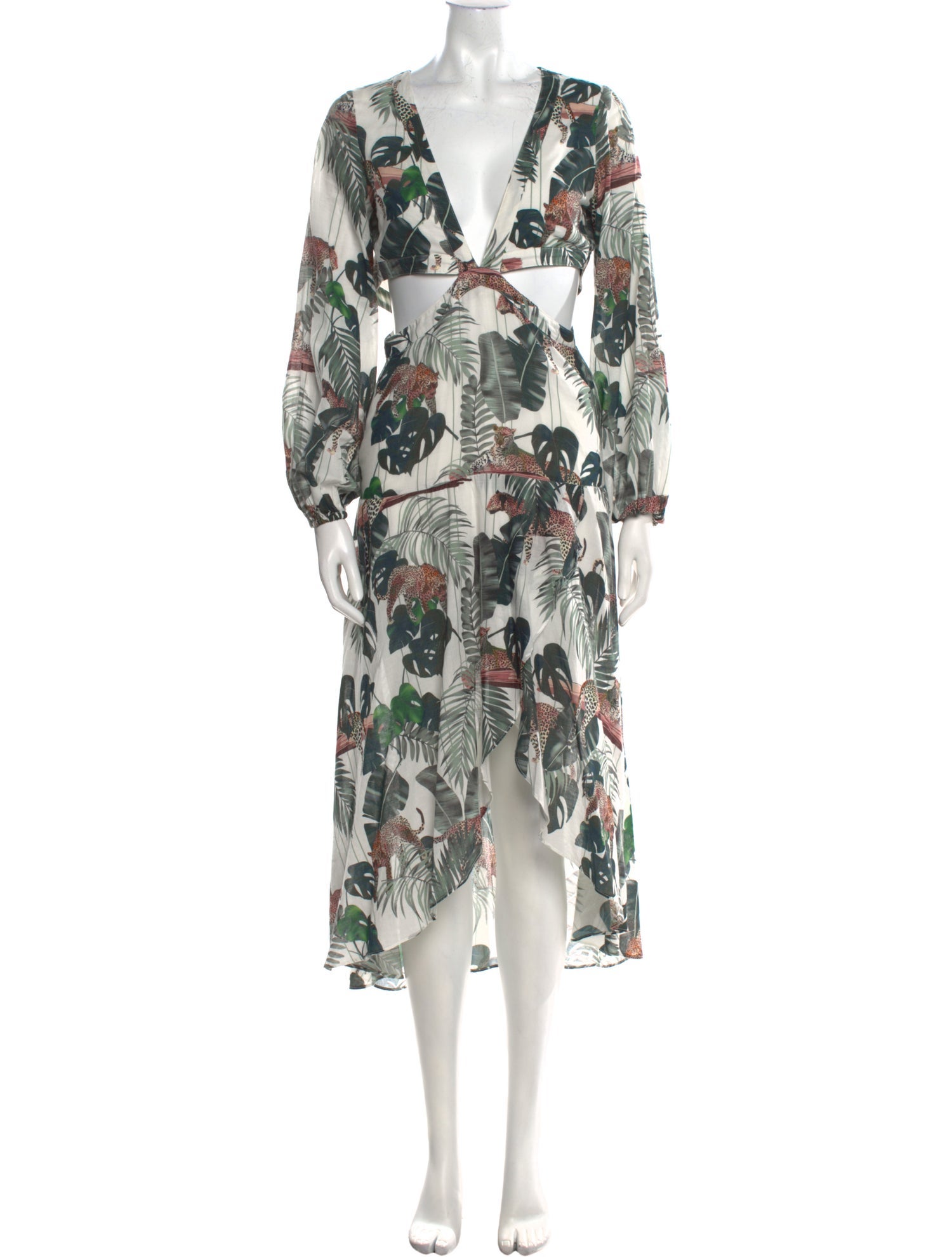 Suboo Floral Print Long Dress