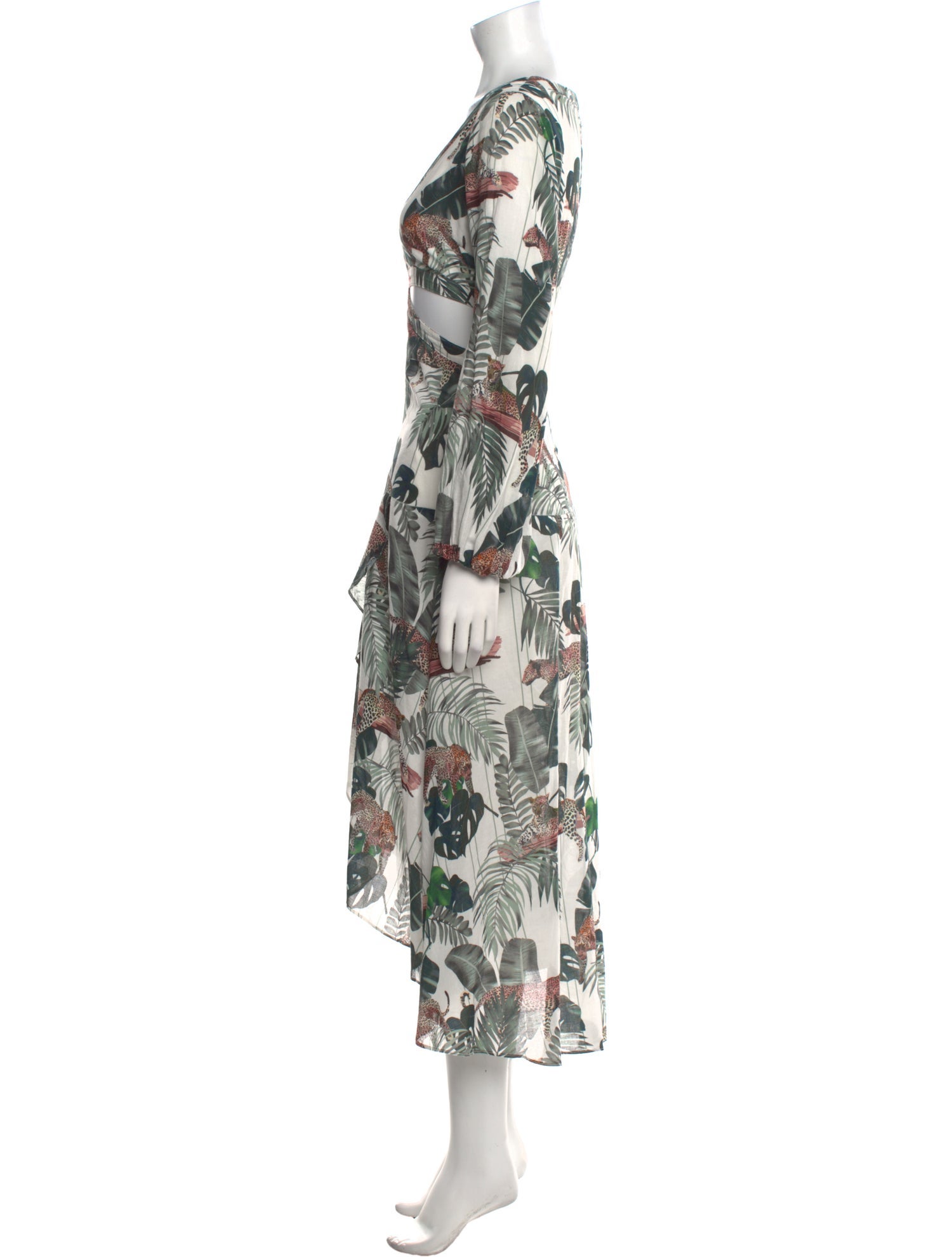 Suboo Floral Print Long Dress