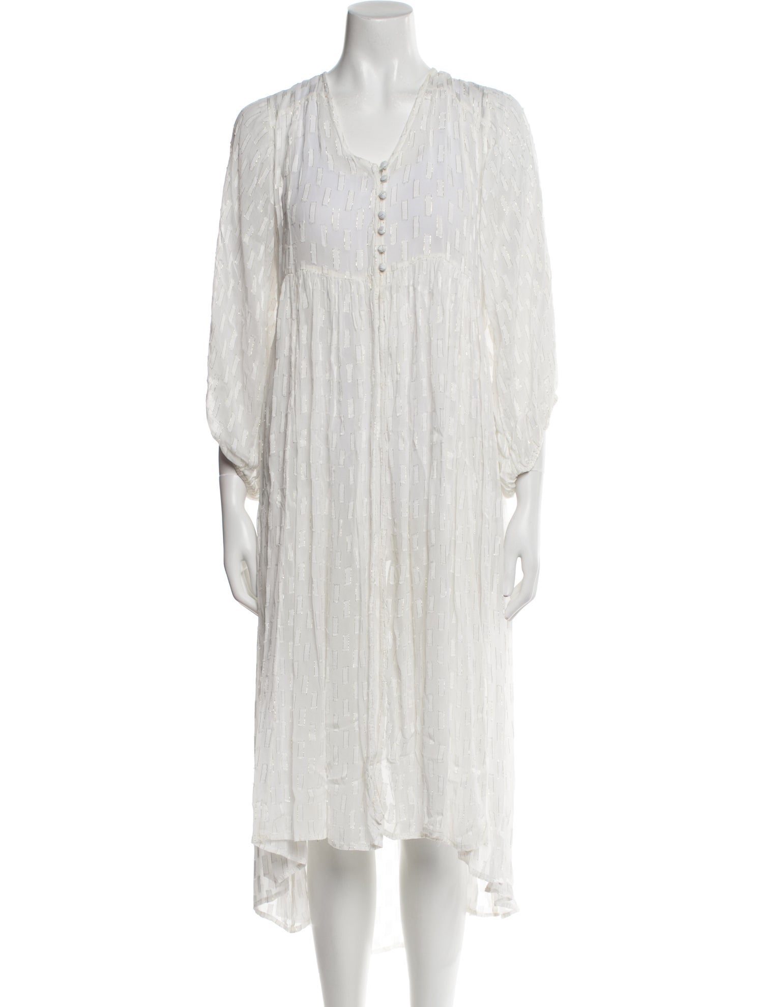 Suboo V-Neck Midi Length Dress