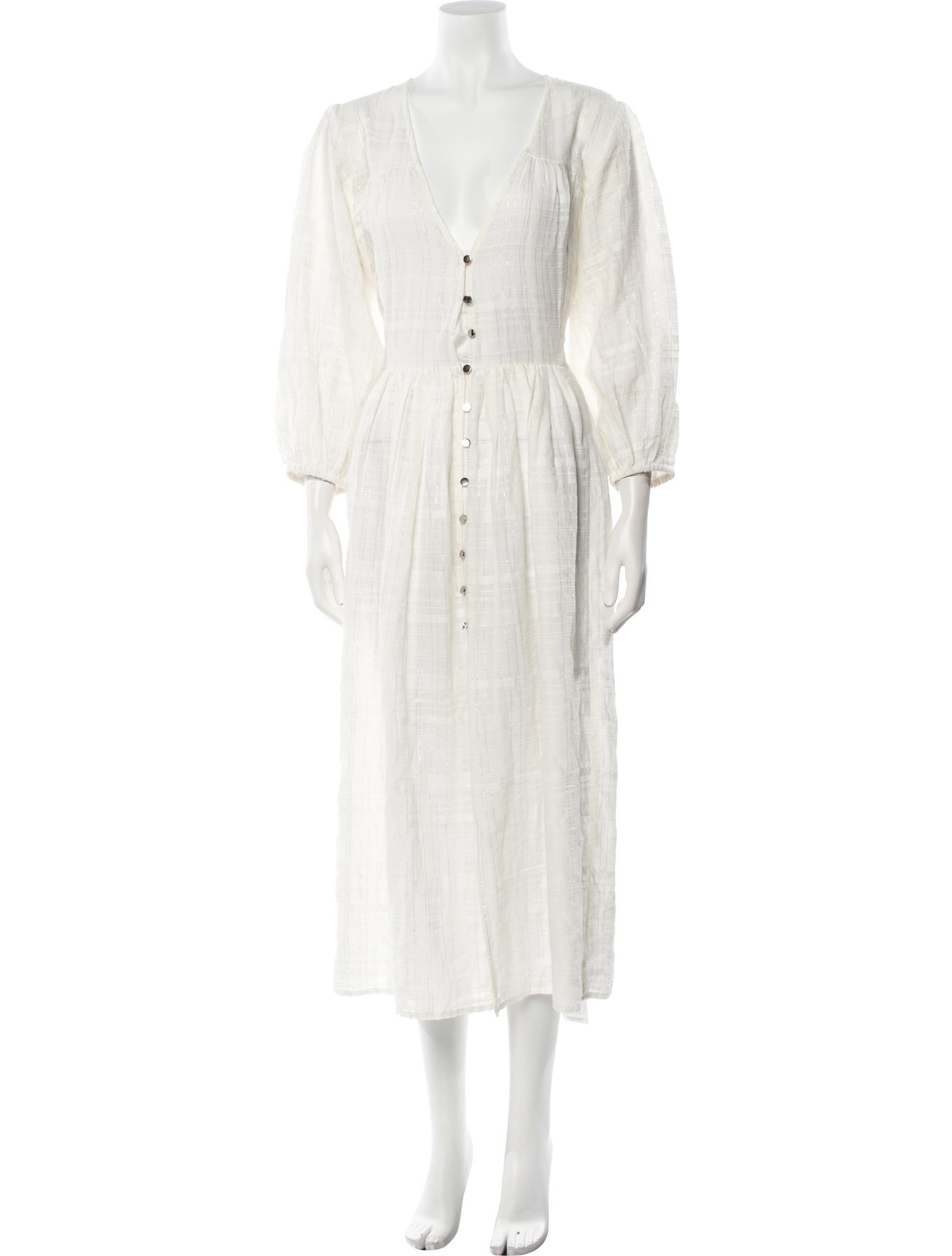 Suboo V-Neck Midi Length Dress