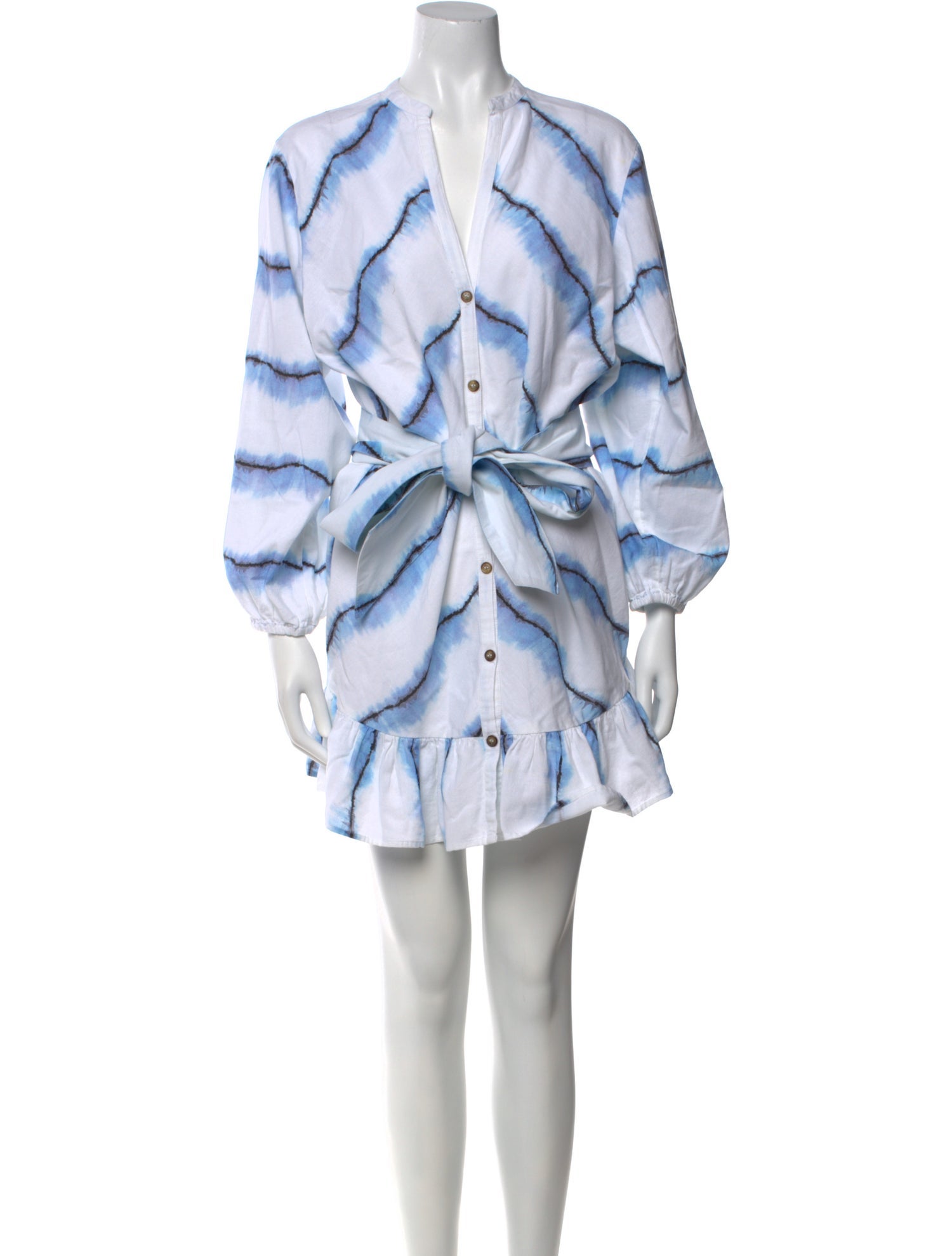 Suboo Tie-Dye Print Mini Dress