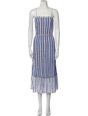 Suboo Striped Midi Length Dress