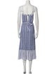 Suboo Striped Midi Length Dress