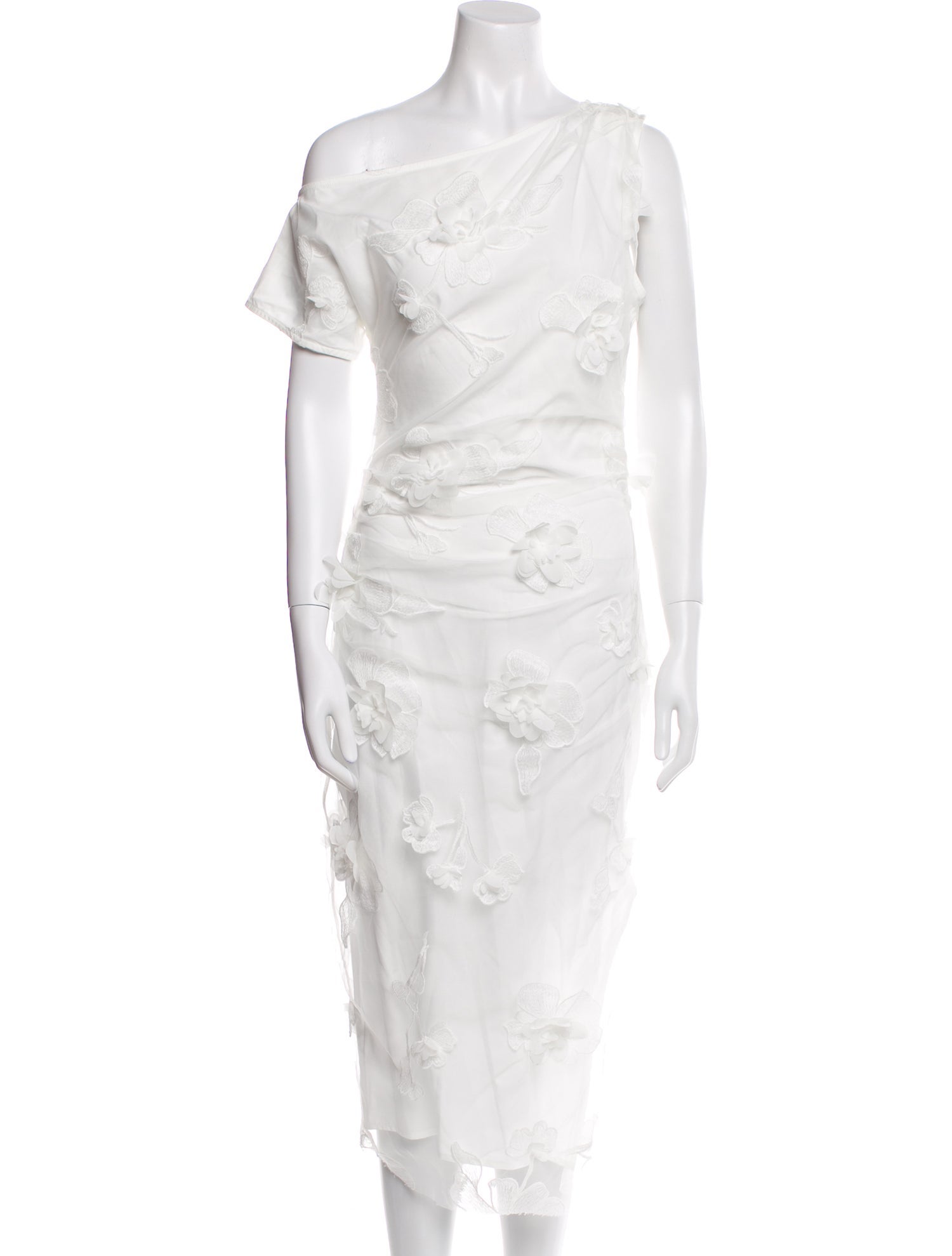 Suboo One-Shoulder Long Dress