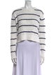 Suboo Striped Scoop Neck Sweater