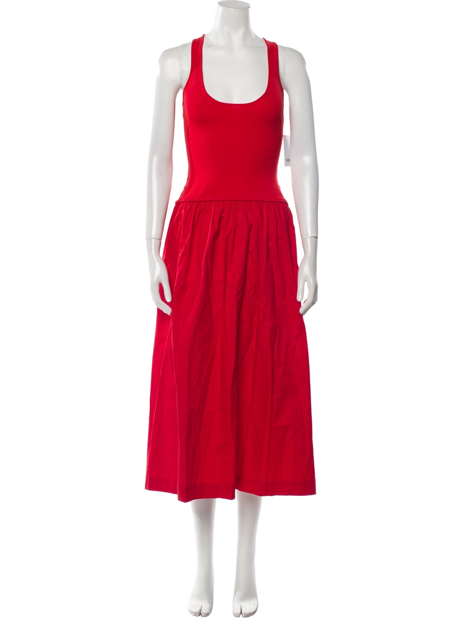 Suboo Scoop Neck Midi Length Dress