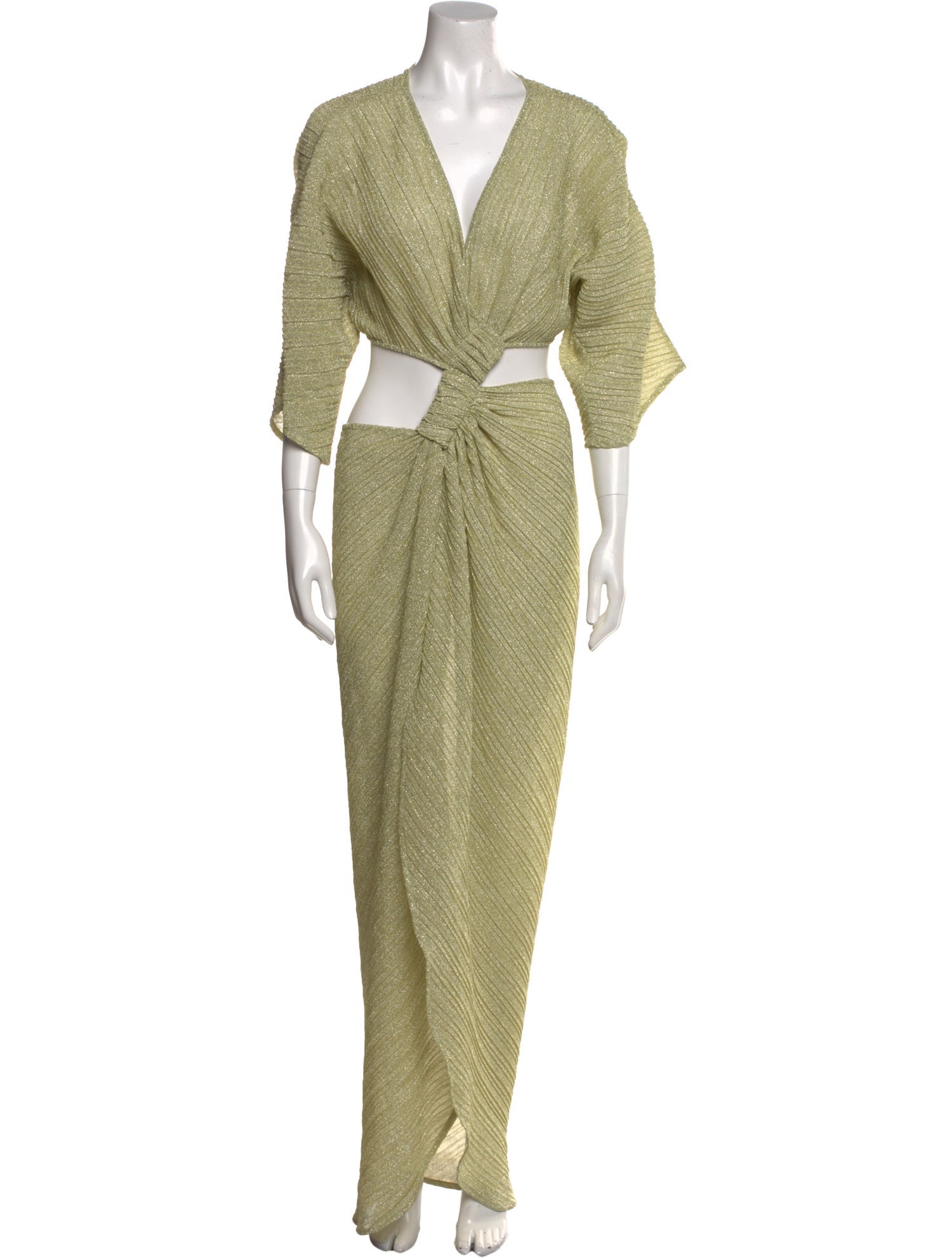 Suboo V-Neck Long Dress