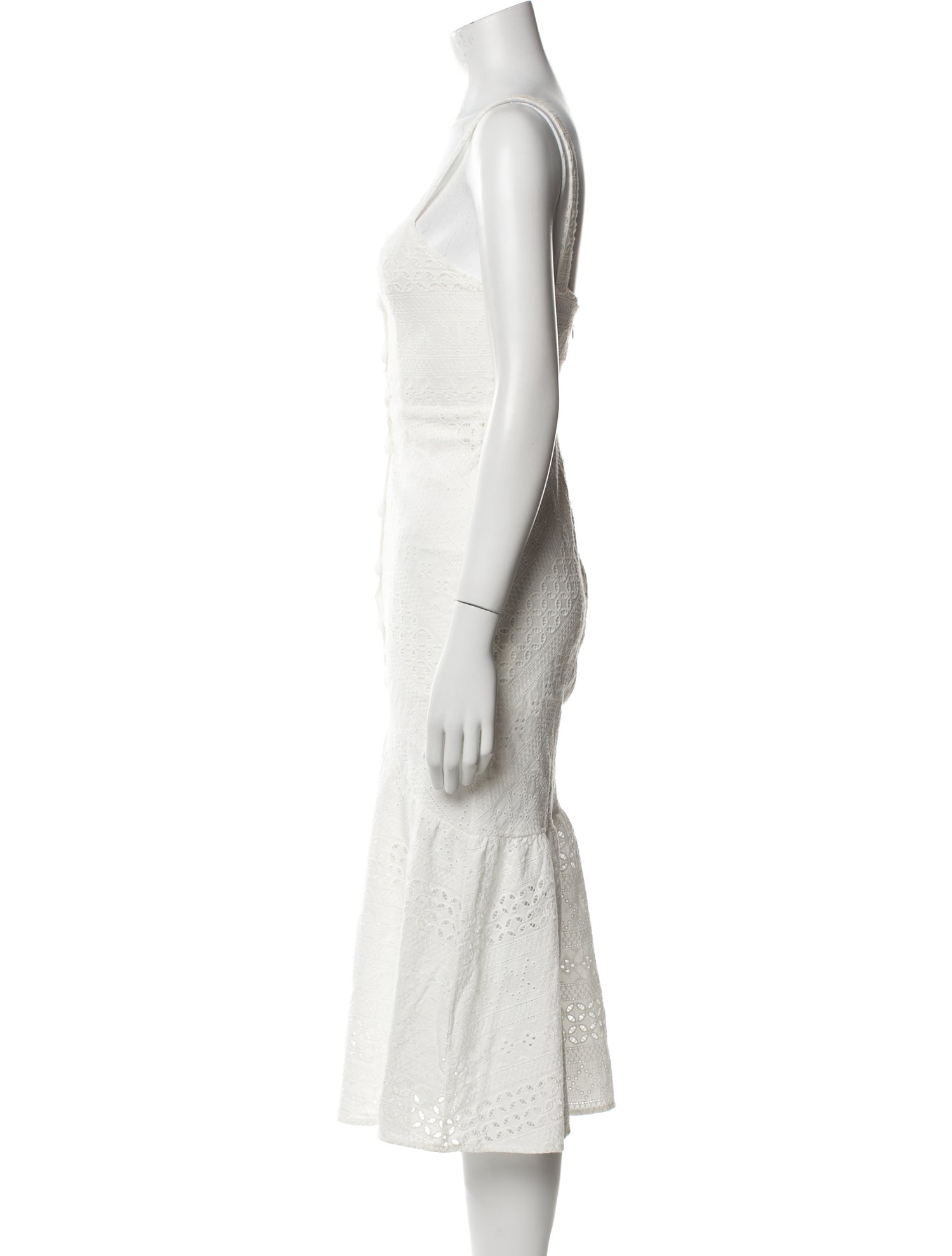 Suboo Square Neckline Midi Length Dress