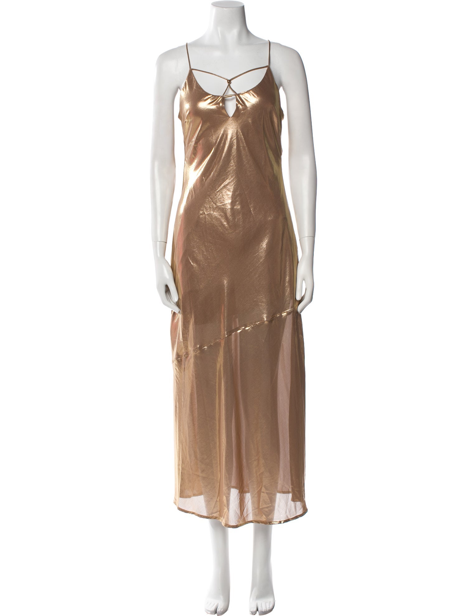 Suboo Square Neckline Midi Length Dress