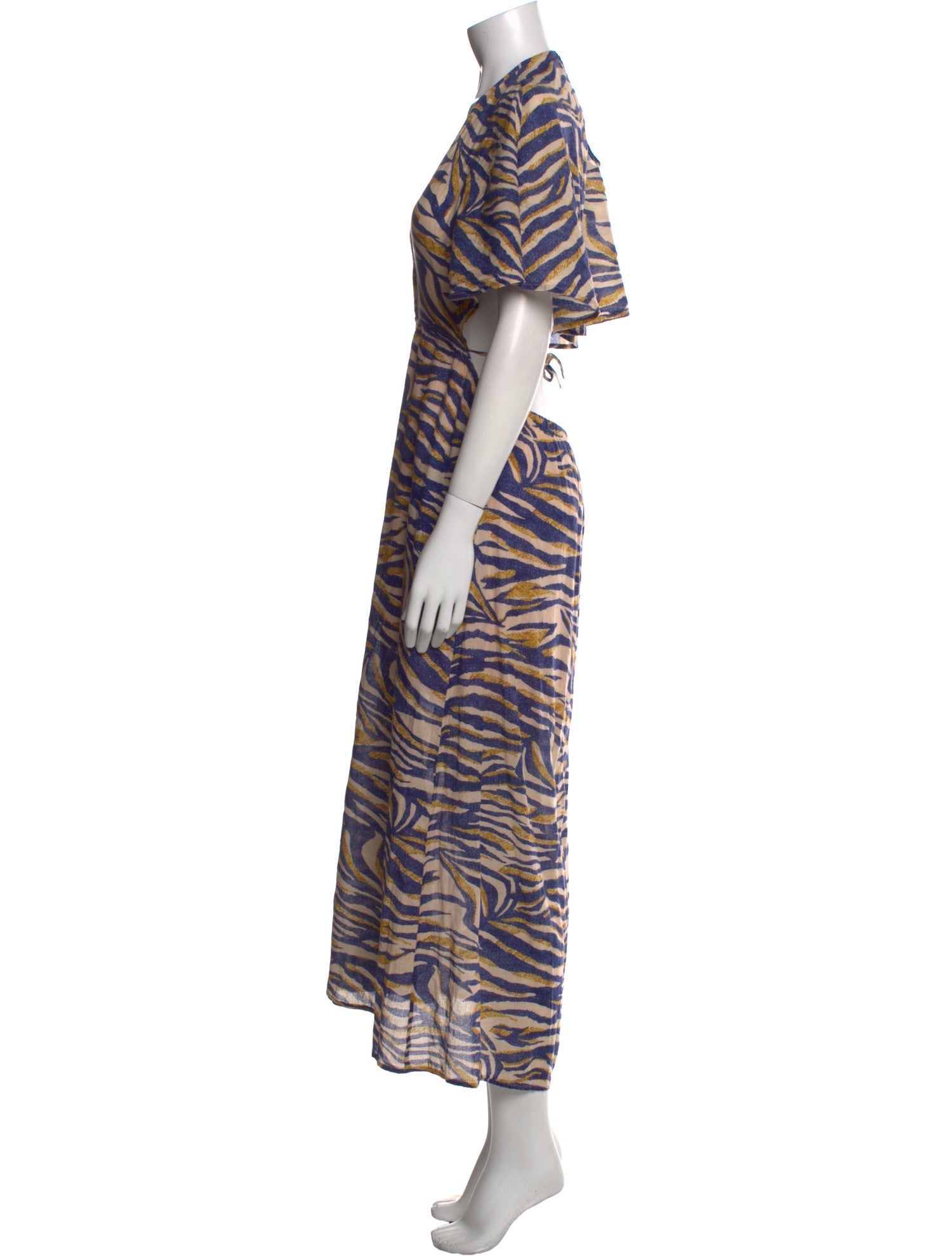 Suboo Animal Print Long Dress