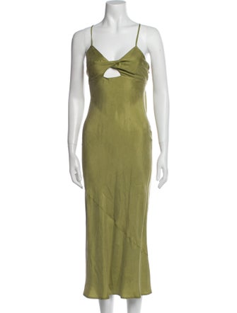 Suboo V-Neck Long Dress