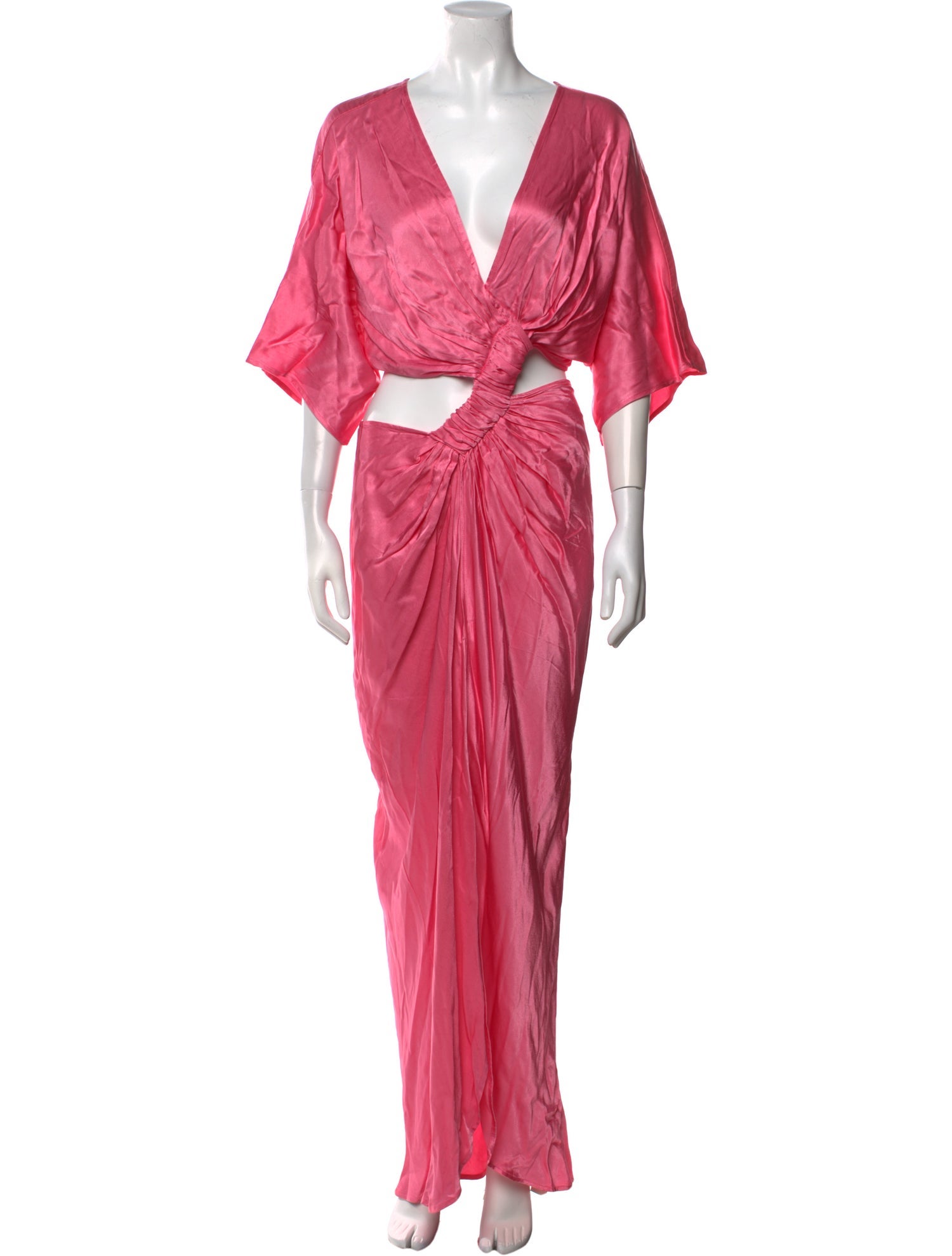 Suboo V-Neck Knee-Length Dress