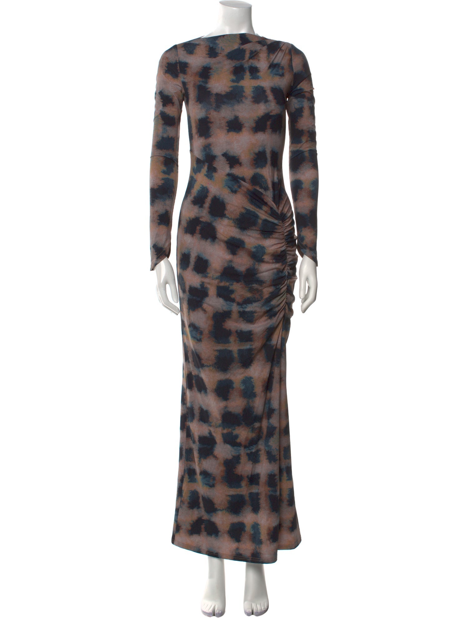 Suboo Tie-Dye Print Long Dress