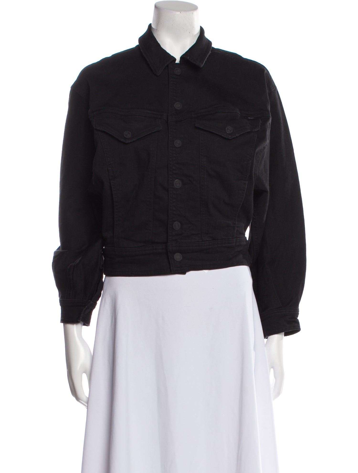 Mother Denim Jacket Black Jackets, Clothing W12131983 The RealReal