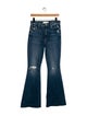 Mother Mid-Rise Wide Leg Jeans