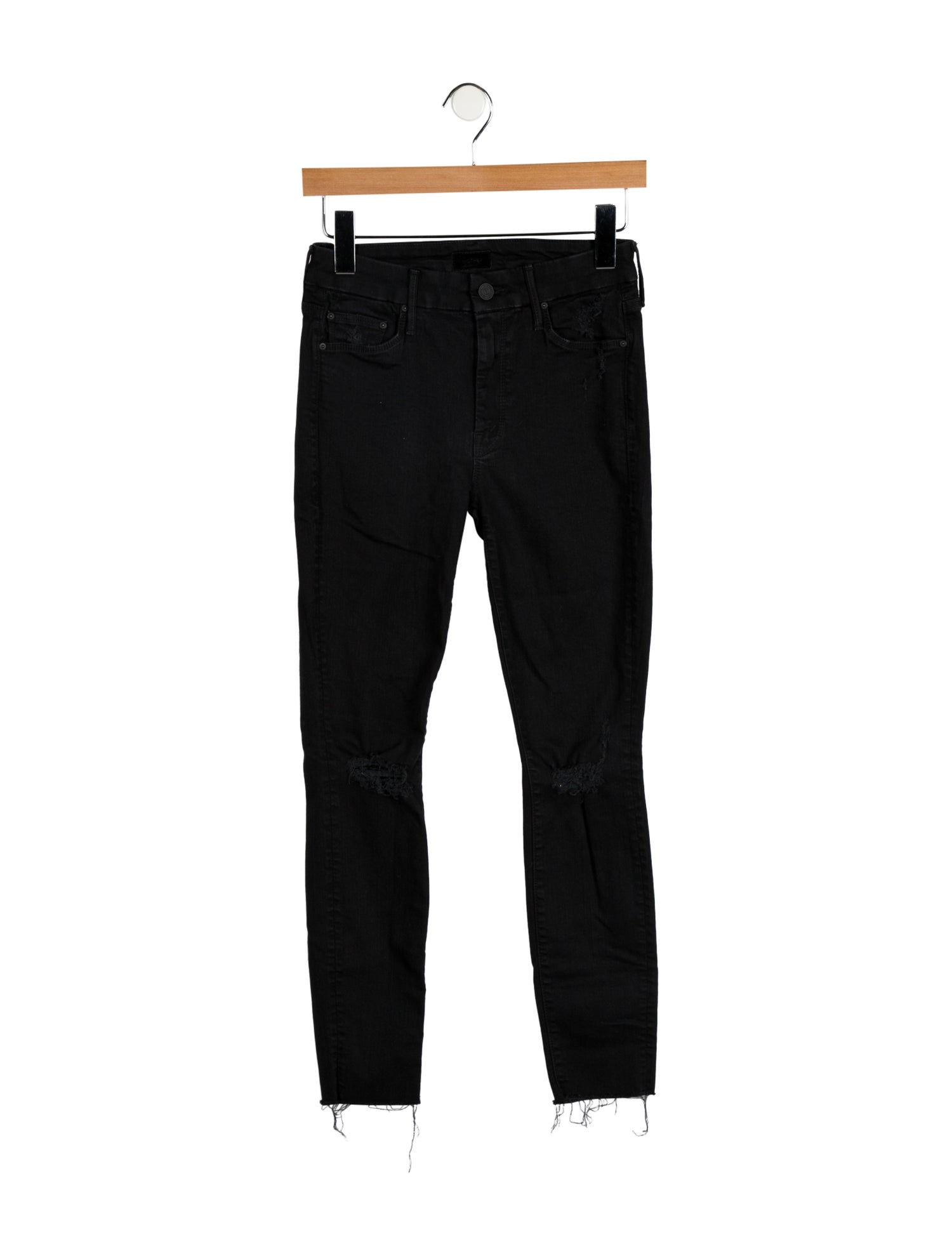 Mother Mid-Rise Skinny Leg Jeans