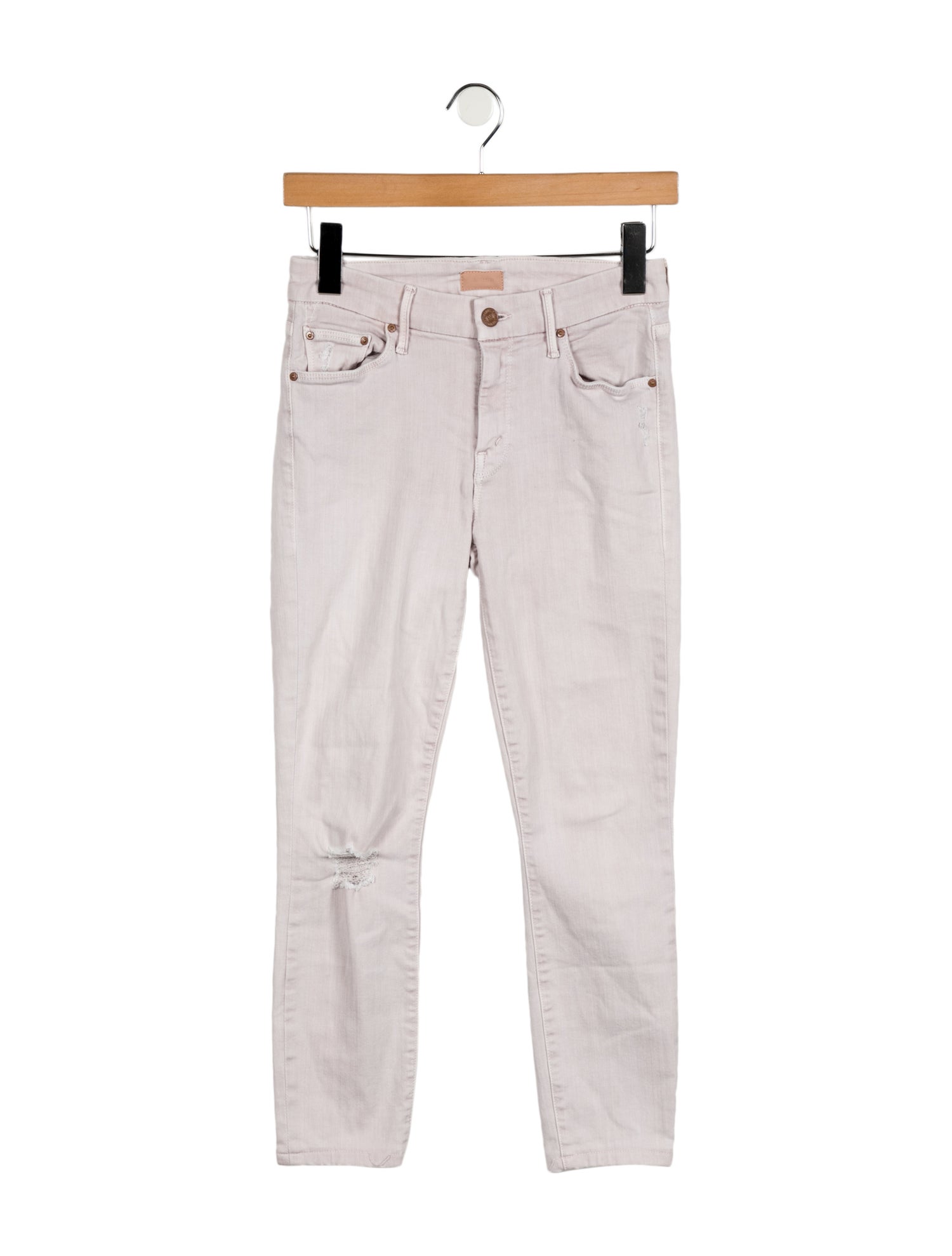 Mother Mid-Rise Skinny Leg Jeans