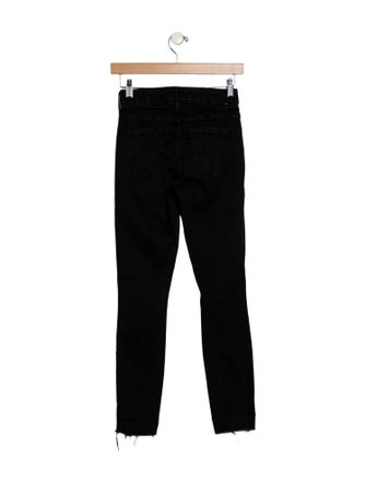 Mother Mid-Rise Skinny Leg Jeans
