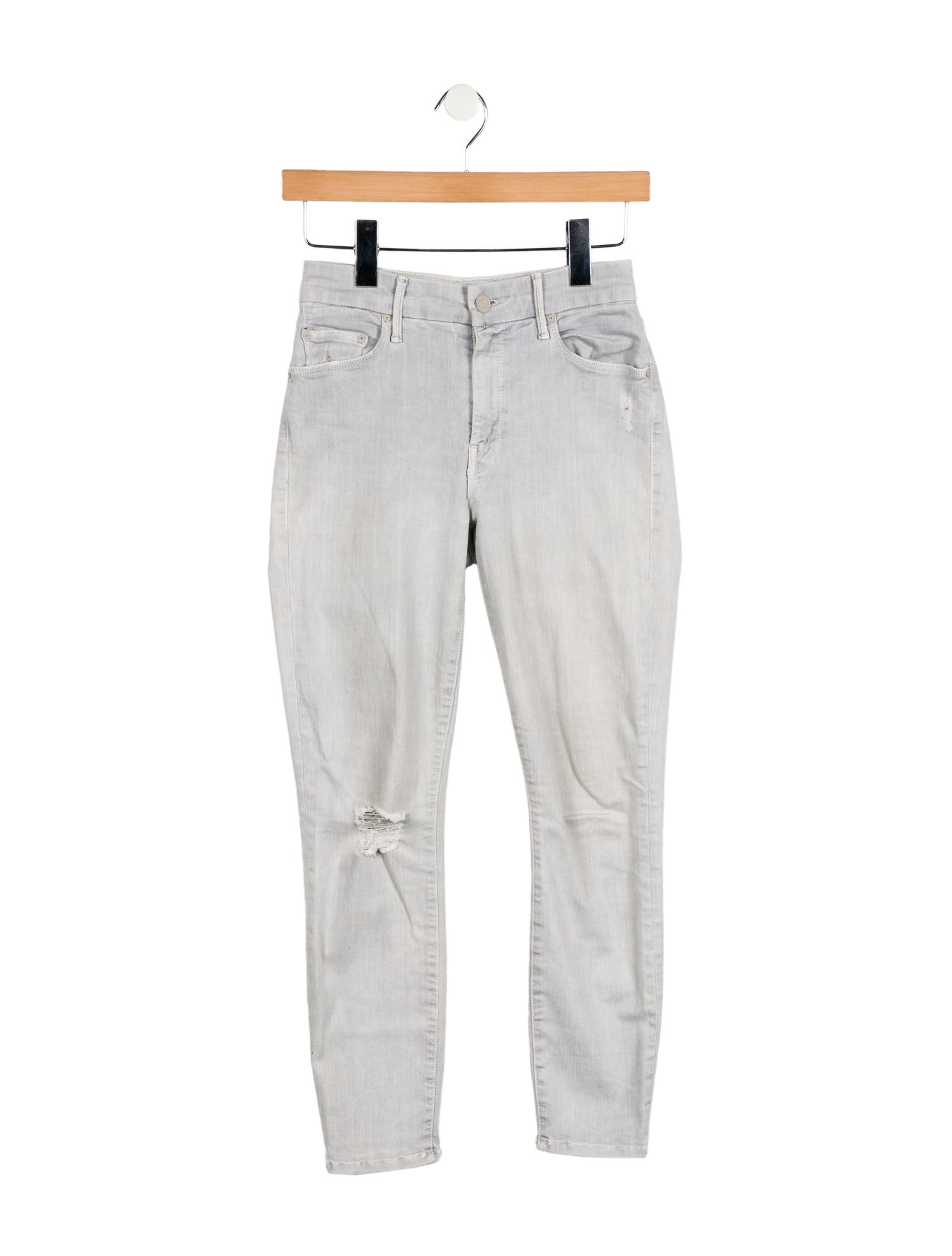 Mother Mid-Rise Skinny Leg Jeans