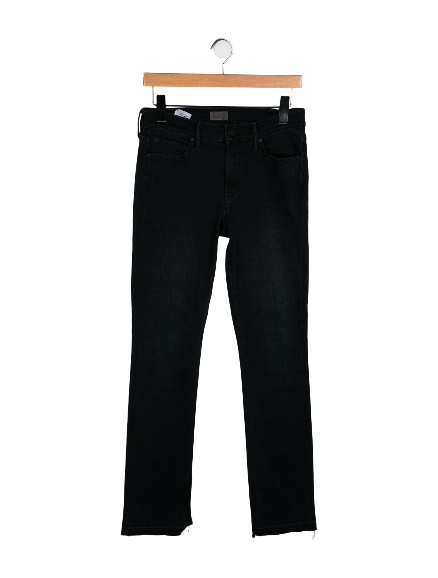 Mother Mid-Rise Straight Leg Jeans