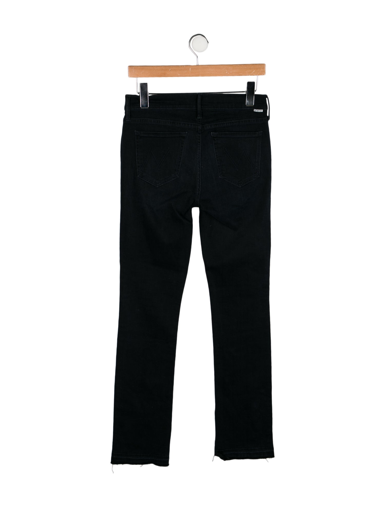 Mother Mid-Rise Straight Leg Jeans