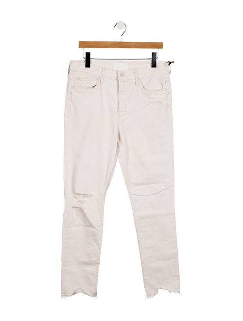 Mother Mid-Rise Straight Leg Jeans