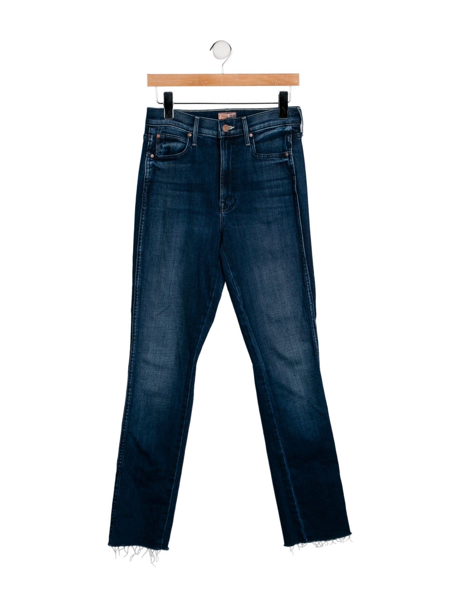 Mother High-Rise Straight Leg Jeans