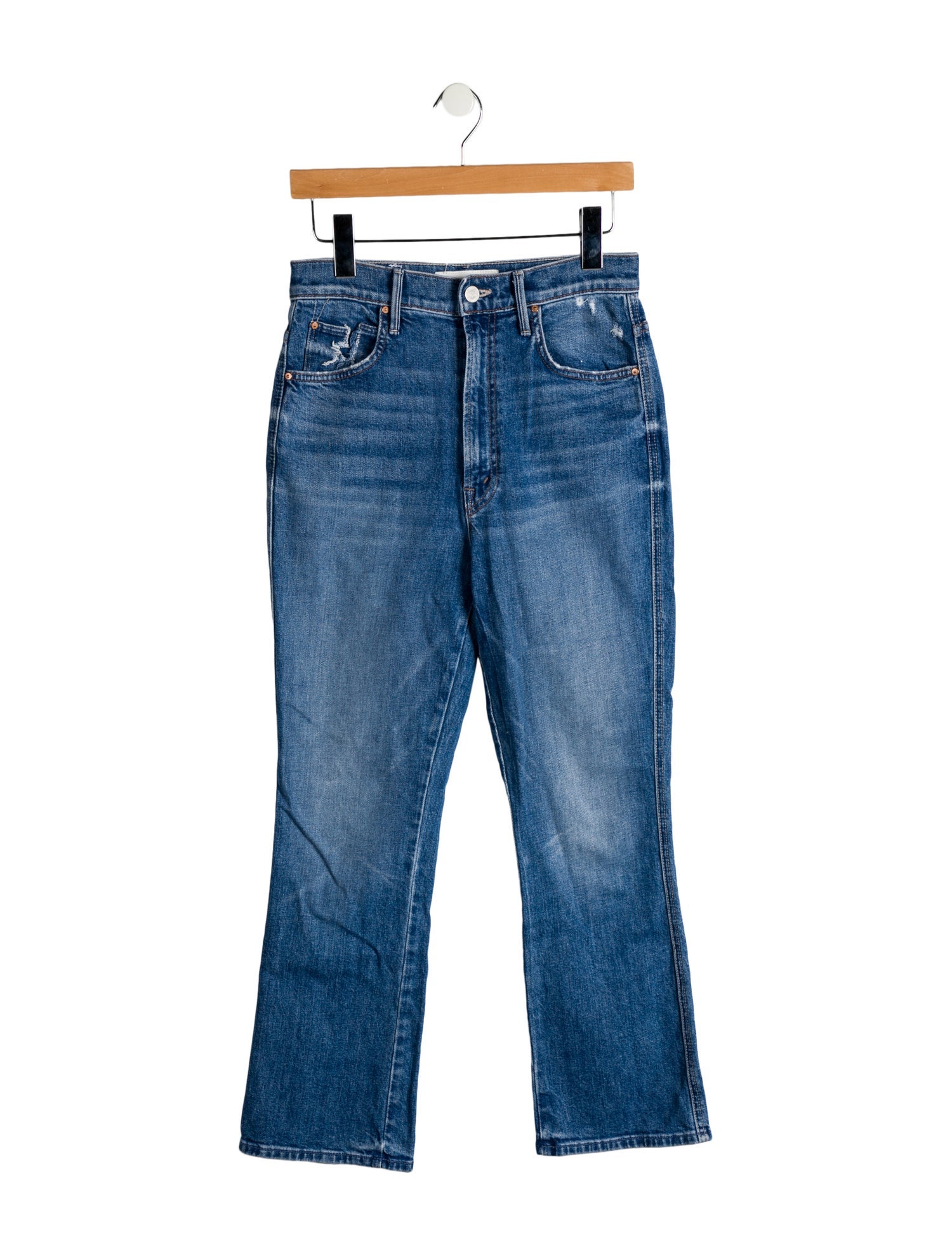Mother High-Rise Straight Leg Jeans