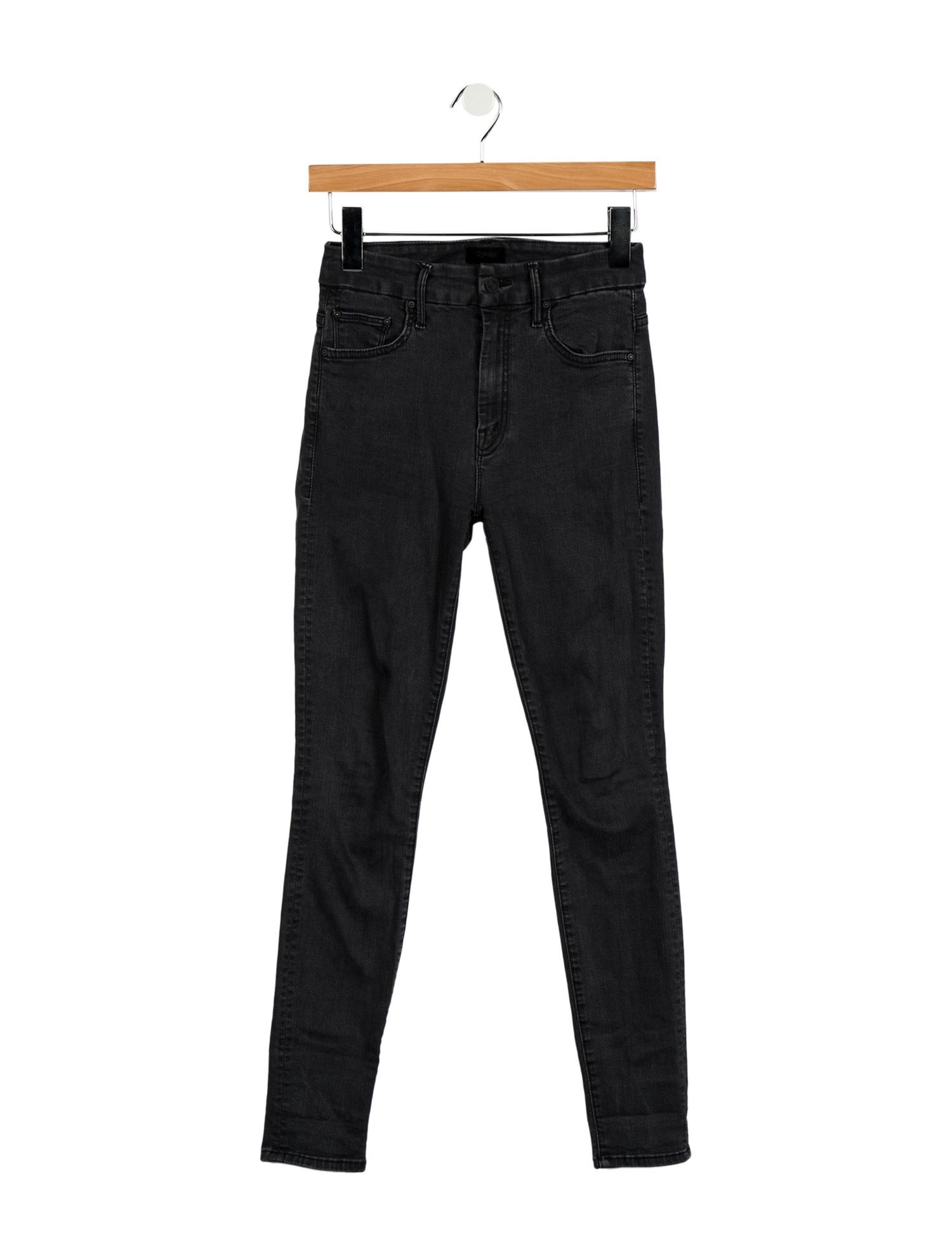 Mother Mid-Rise Skinny Leg Jeans