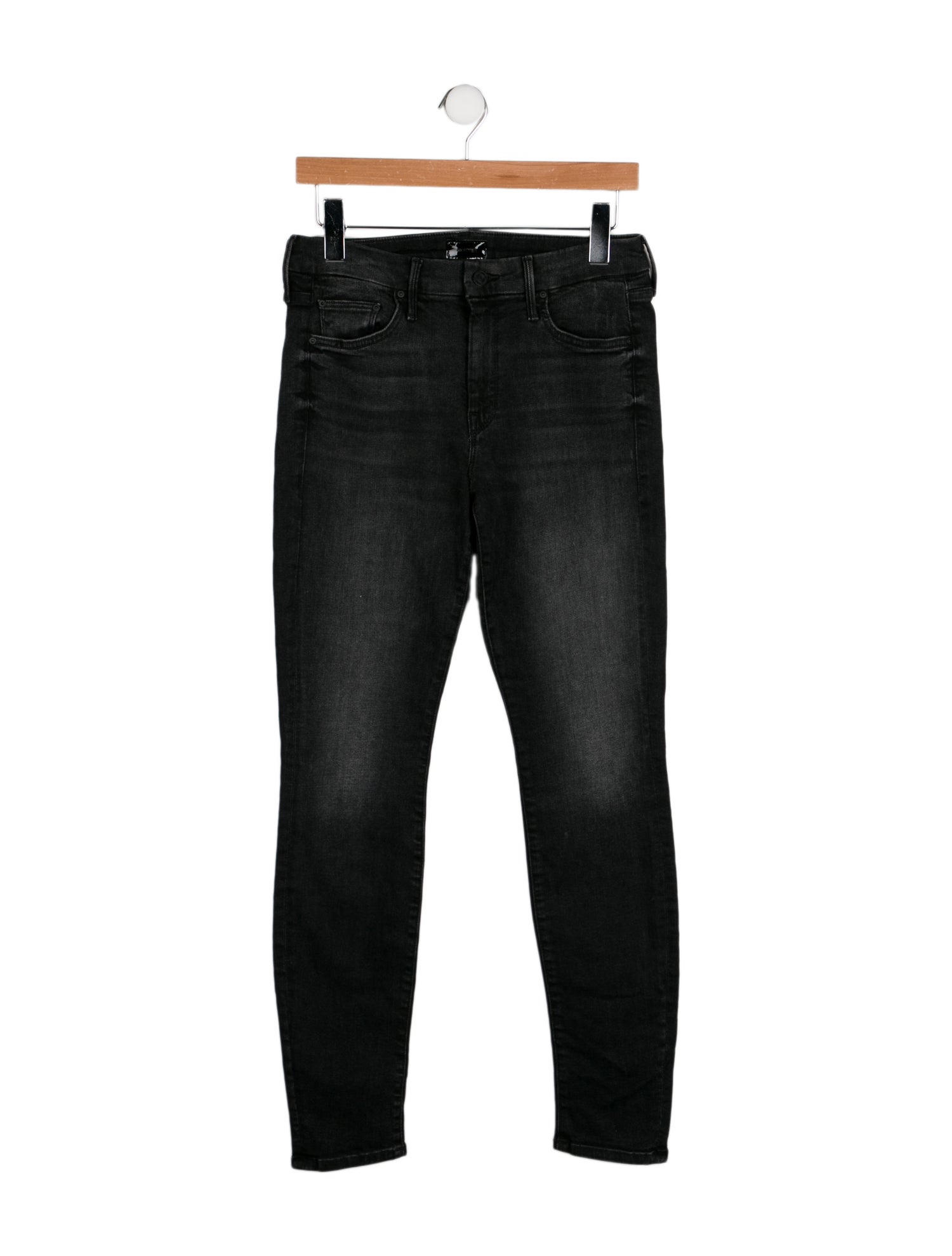 Mother Mid-Rise Skinny Leg Jeans