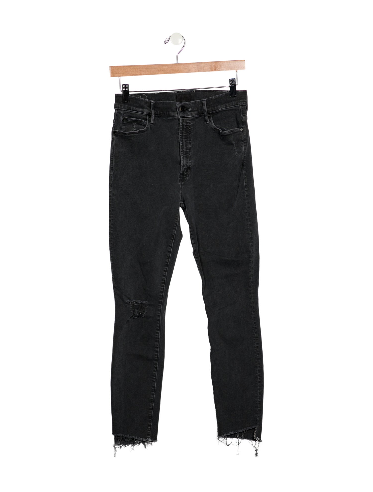Mother Mid-Rise Skinny Leg Jeans