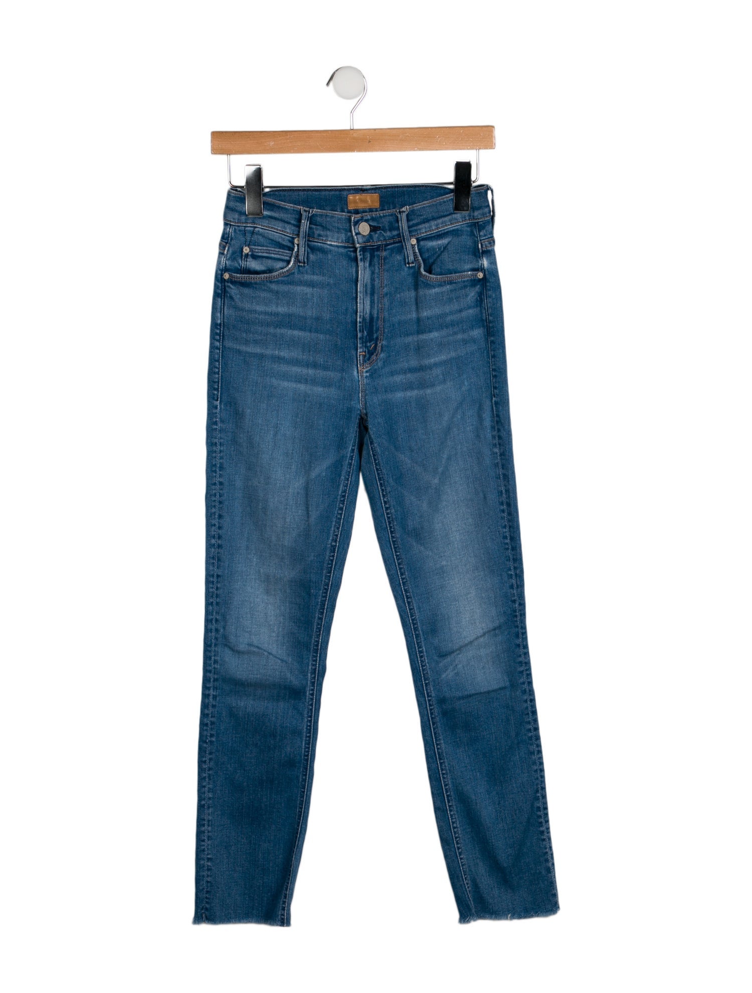 Mother High-Rise Straight Leg Jeans