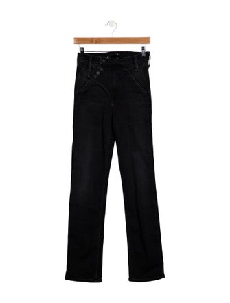 Mother High-Rise Straight Leg Jeans