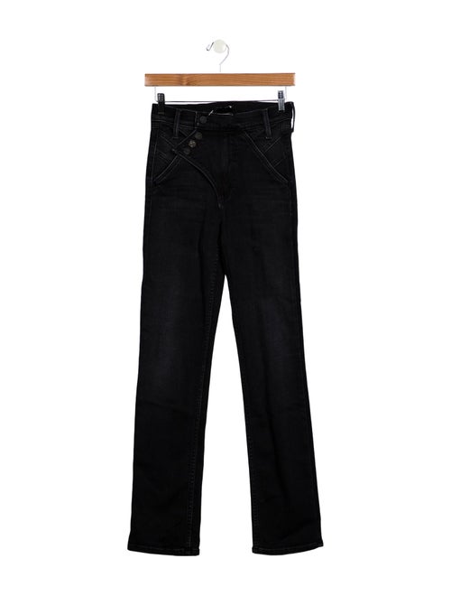 Mother High-Rise Straight Leg Jeans