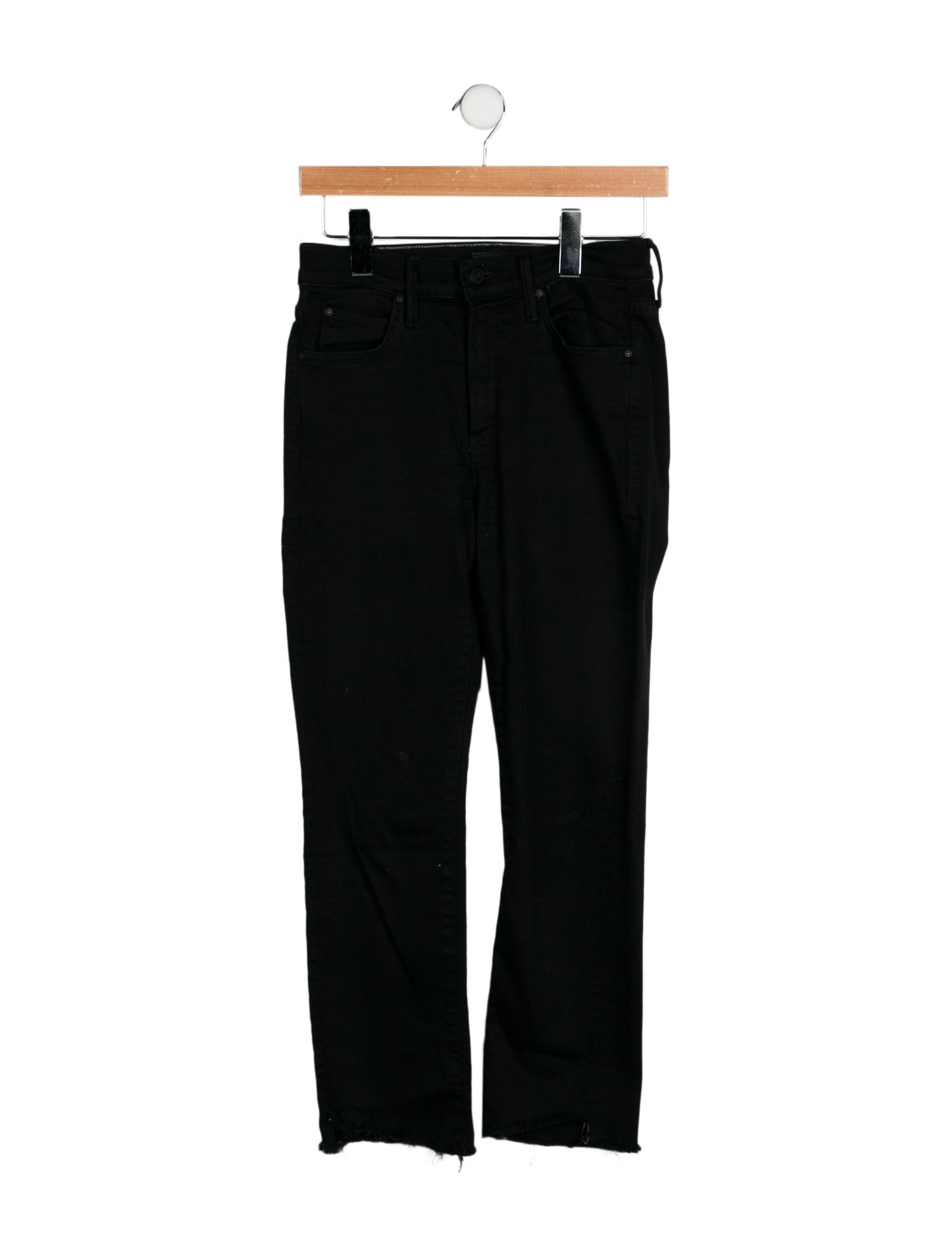 Mother Mid-Rise Straight Leg Jeans