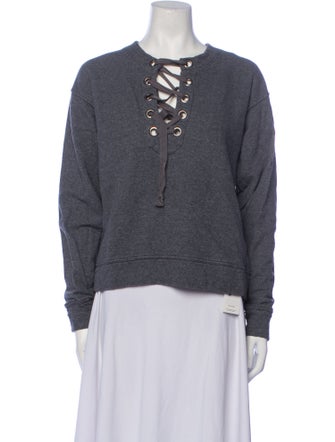 Mother Crew Neck Long Sleeve Sweatshirt