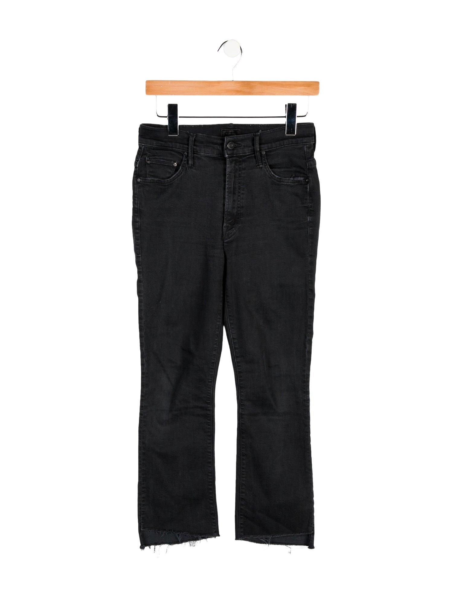 Mother Mid-Rise Straight Leg Jeans