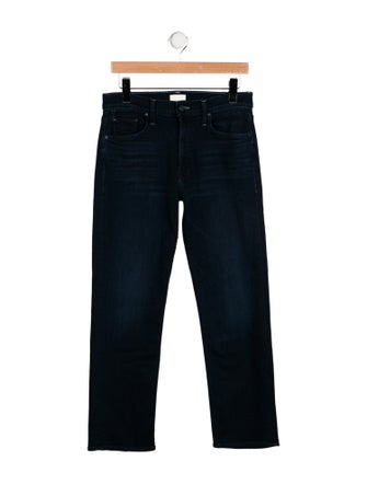 Mother Mid-Rise Straight Leg Jeans